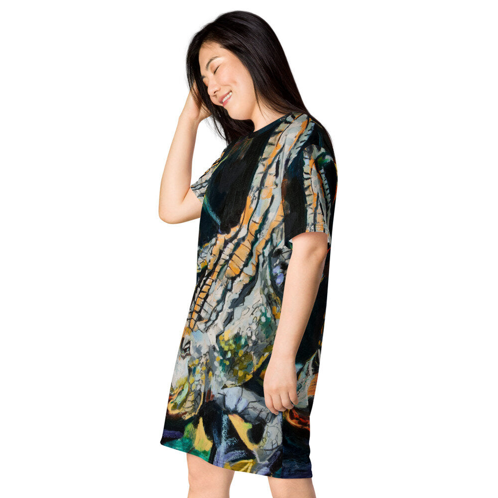 Fierce Gator T-shirt dress