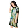 Abstract Magnolia II T-shirt dress