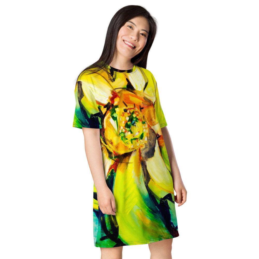 Bosco Sunflower T-shirt dress