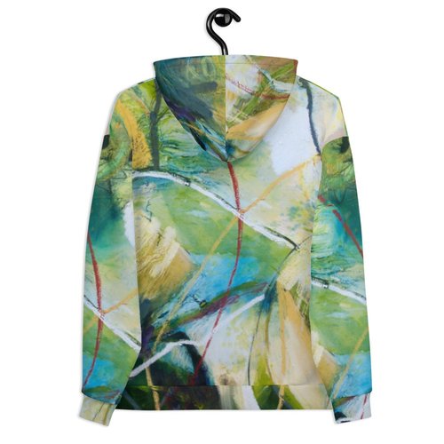 Abstract Magnolia Unisex Hoodie