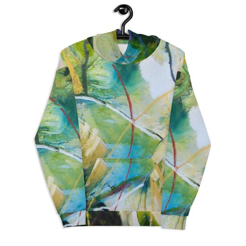 Abstract Magnolia Unisex Hoodie