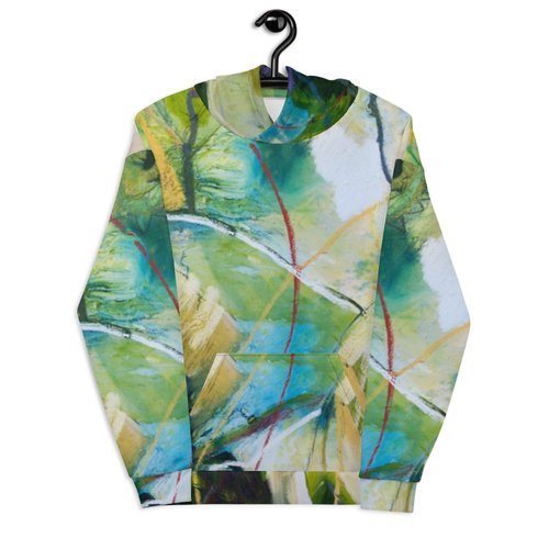 Abstract Magnolia Unisex Hoodie