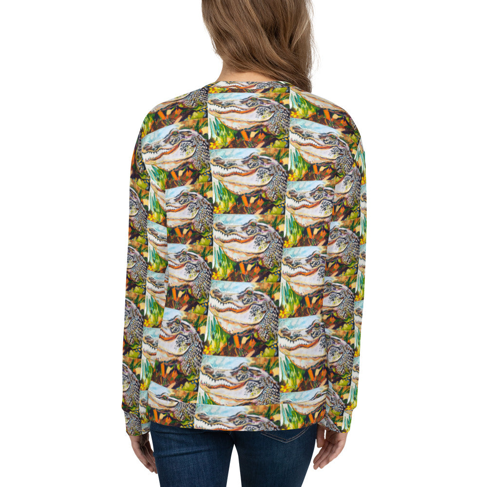 Groovy Gator Unisex Sweatshirt