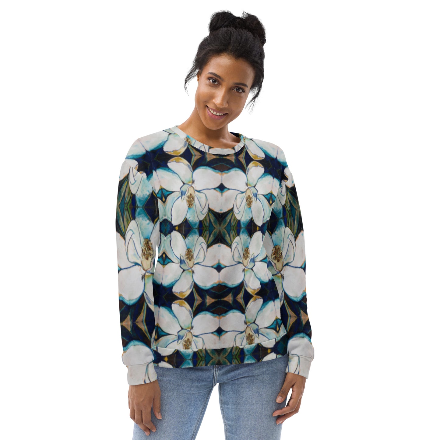 Indigo Magnolia Unisex Sweatshirt