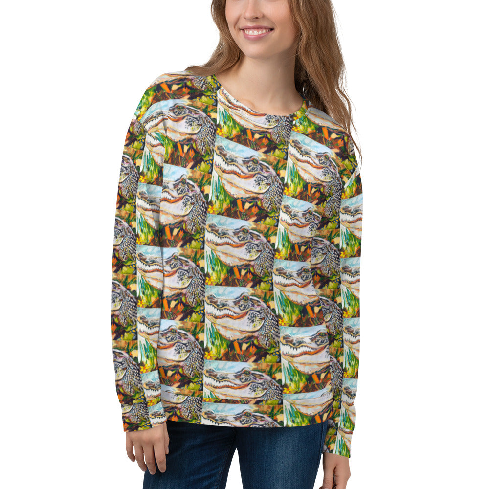 Groovy Gator Unisex Sweatshirt