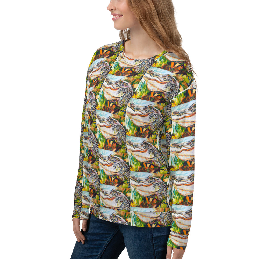 Groovy Gator Unisex Sweatshirt