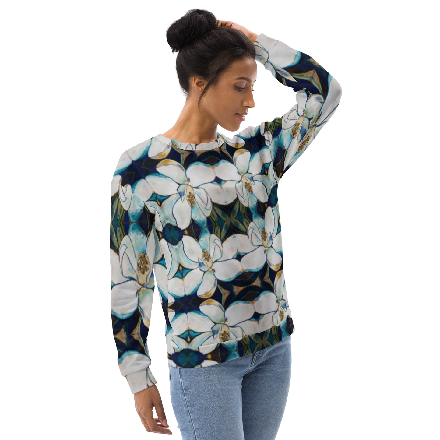 Indigo Magnolia Unisex Sweatshirt