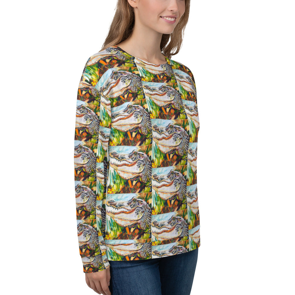 Groovy Gator Unisex Sweatshirt