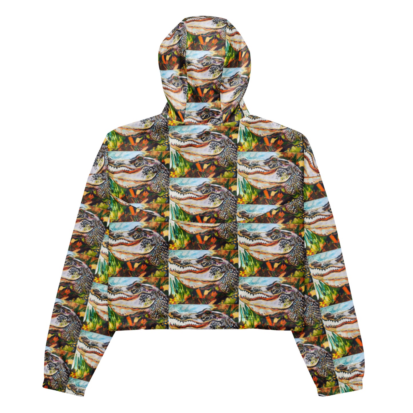 Groovy Gator Women’s cropped windbreaker