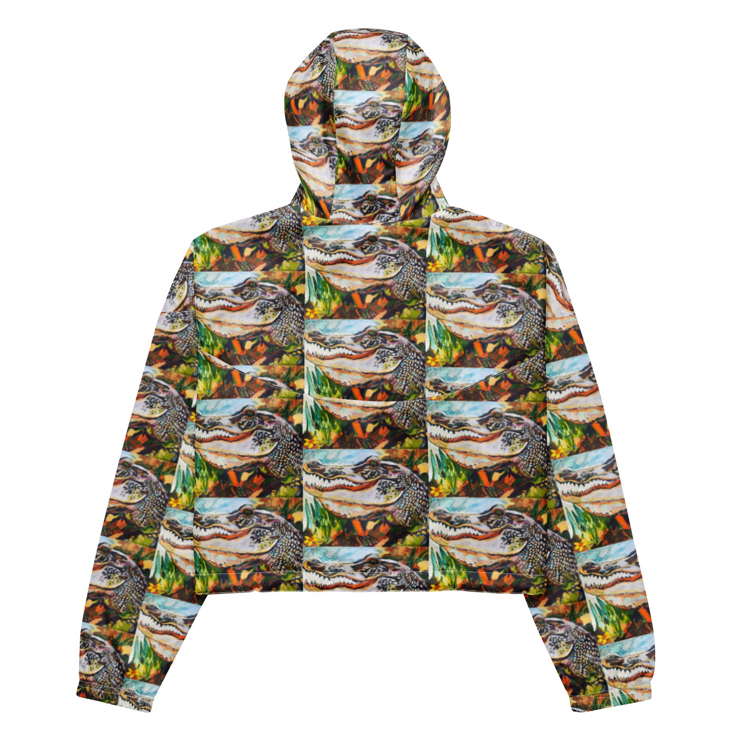 Groovy Gator Women’s cropped windbreaker