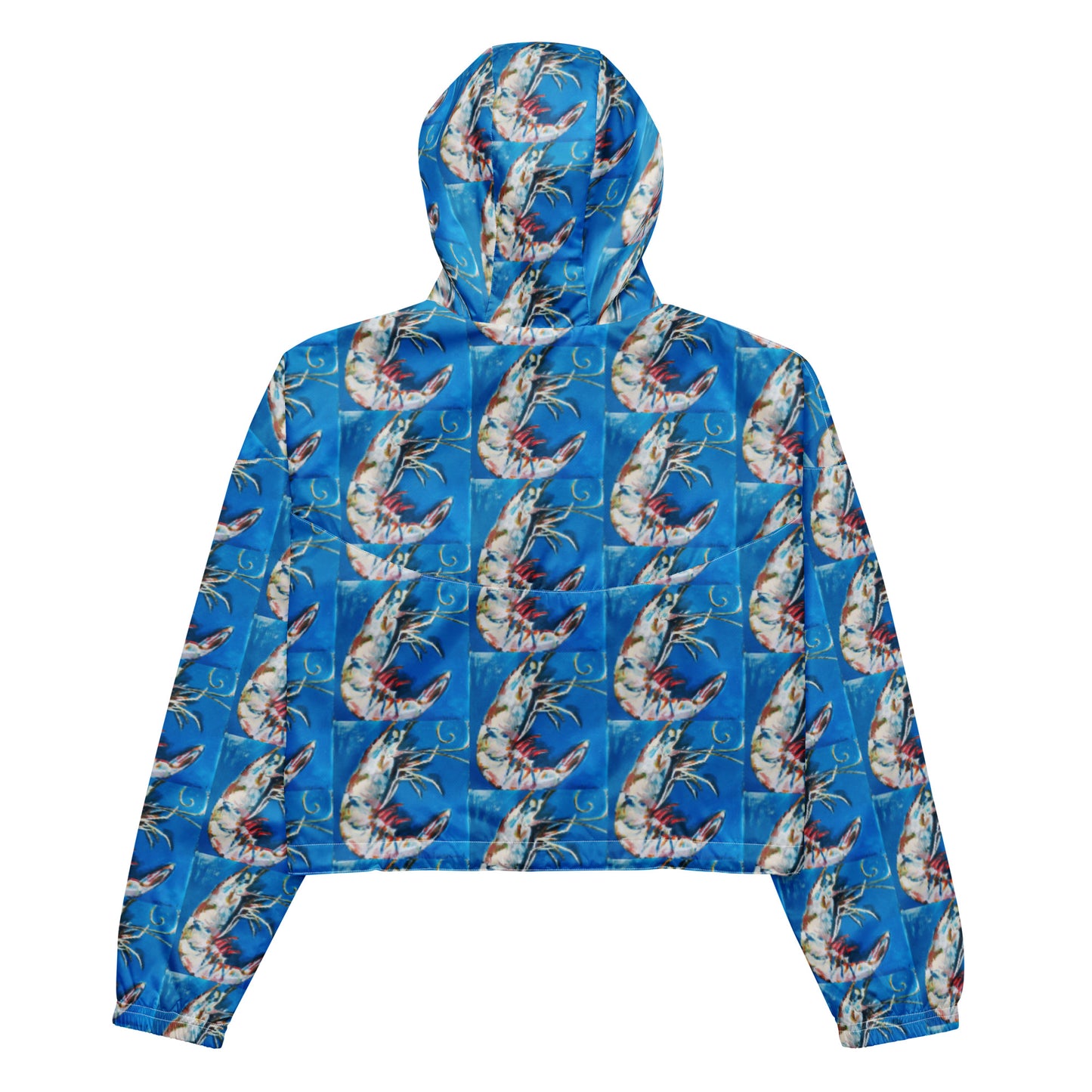 Blue Shrimp Women’s cropped windbreaker