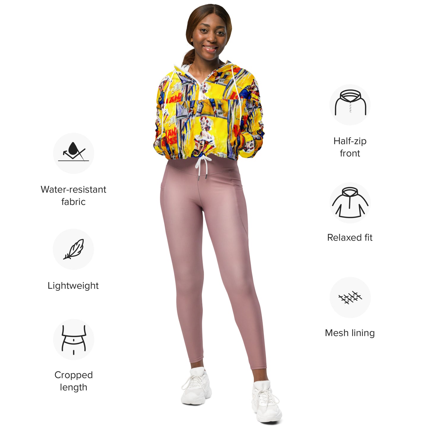 Louisiana Hussy Women’s cropped windbreaker