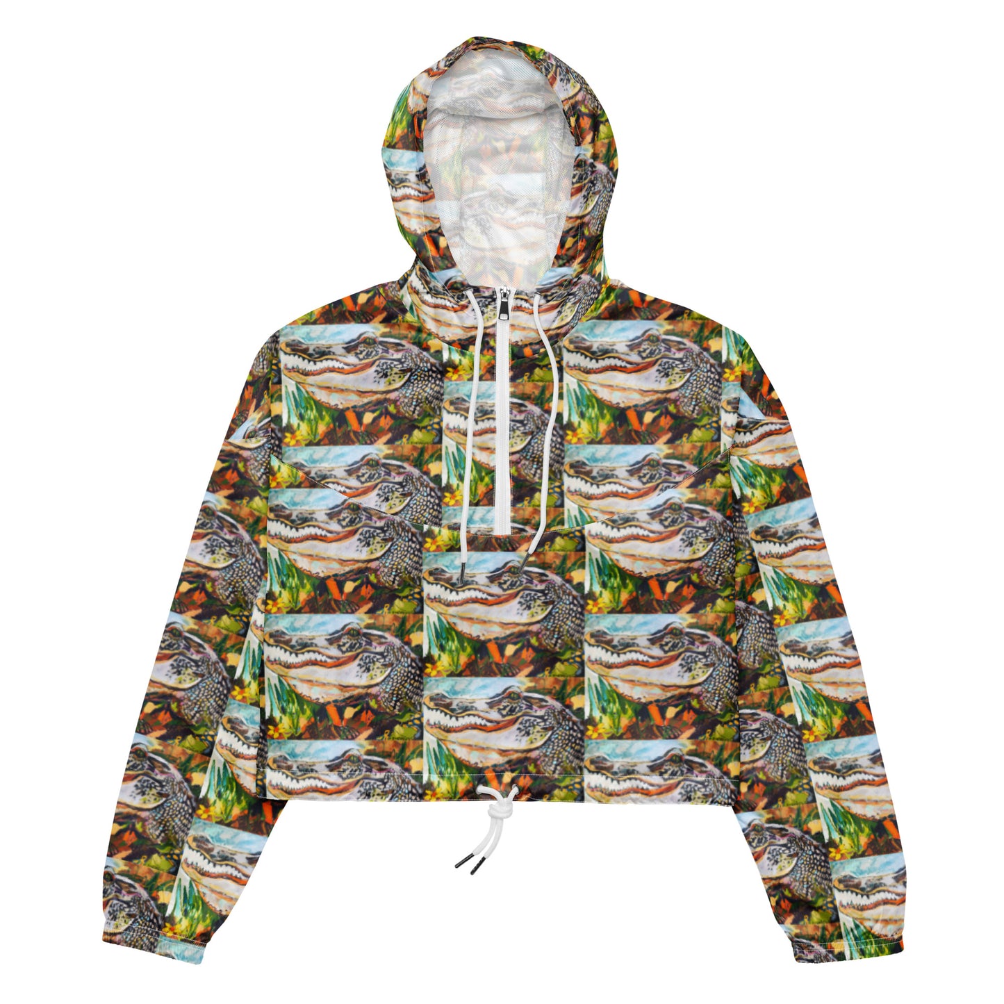Groovy Gator Women’s cropped windbreaker