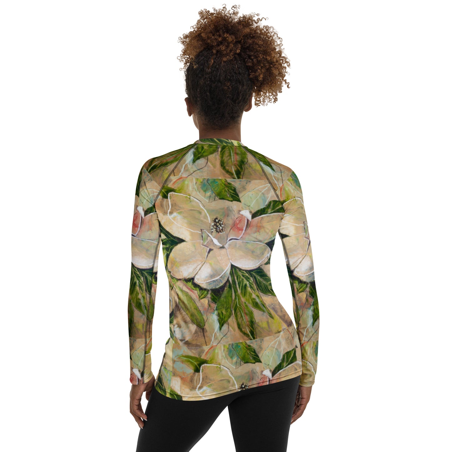 Golden Magnolia Women's Rash Guard