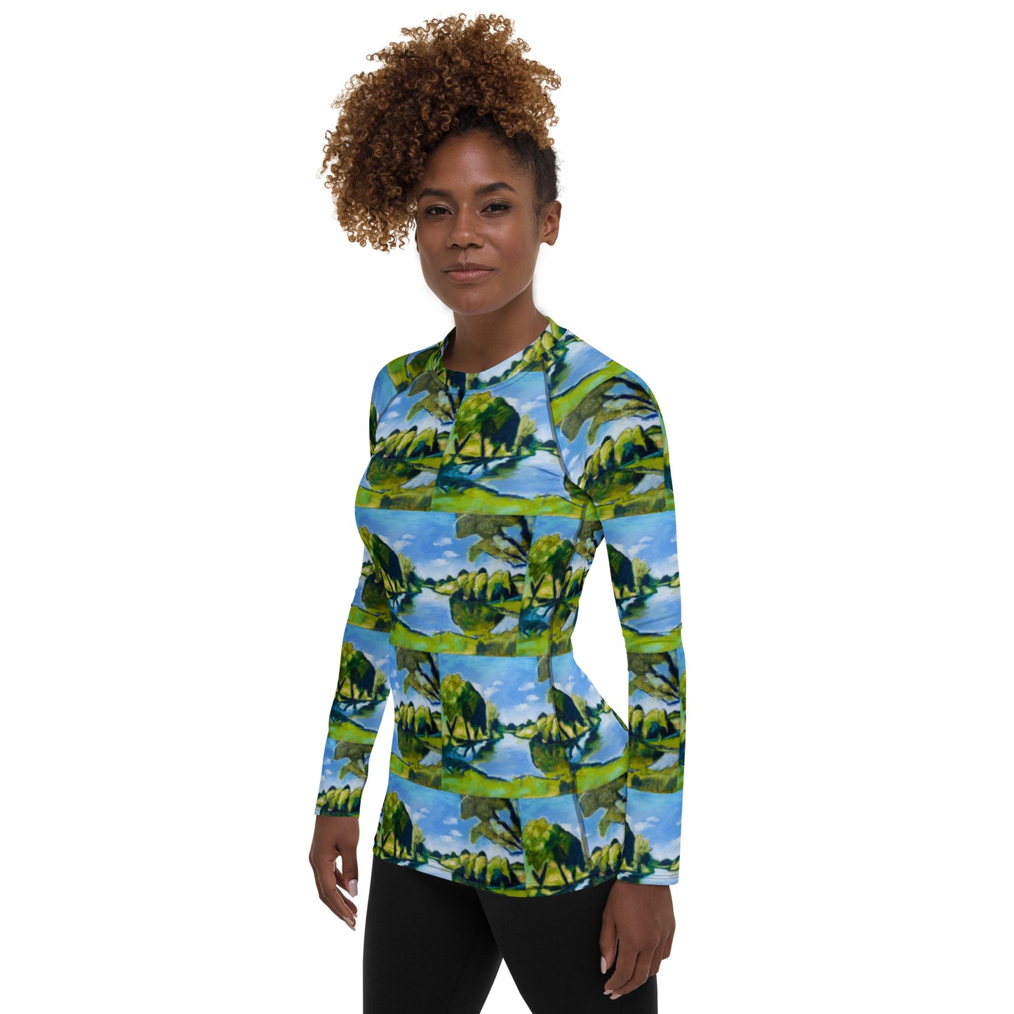 Tranquil Lake Women's Rash Guard