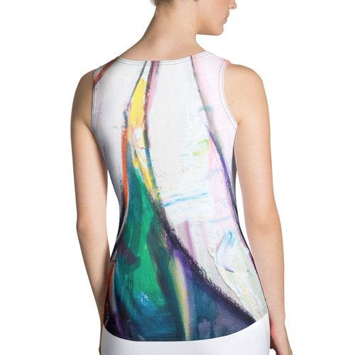 Zinnias III Sublimation Cut & Sew Tank Top