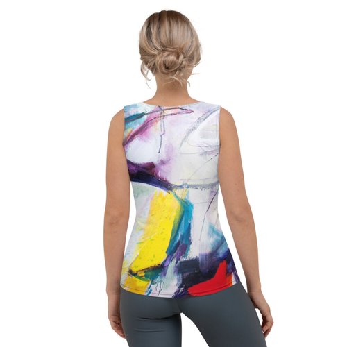 Zinnias V Sublimation Cut & Sew Tank Top