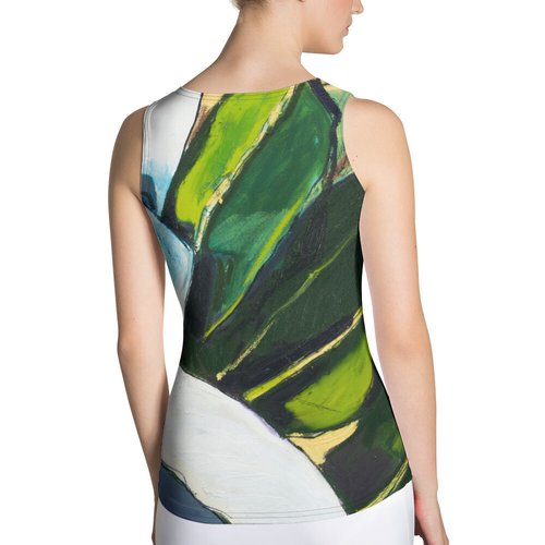 Shy Magnolia Sublimation Cut & Sew Tank Top