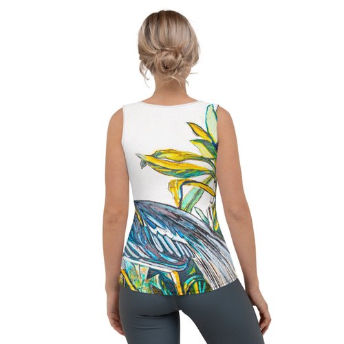 Blue Heron Sublimation Cut & Sew Tank Top