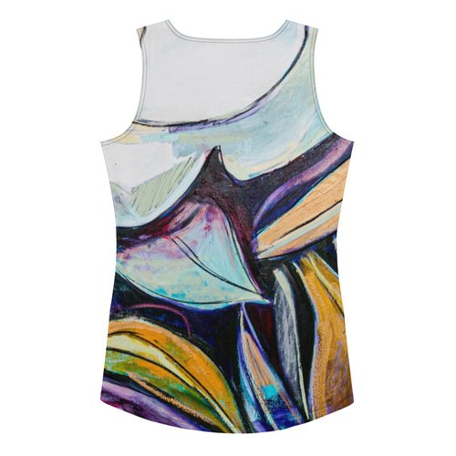 Magnolia with Purple & Gold Sublimation Cut & Sew Tank Top