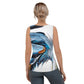 Blue Heron Catching Fish Sublimation Cut & Sew Tank Top