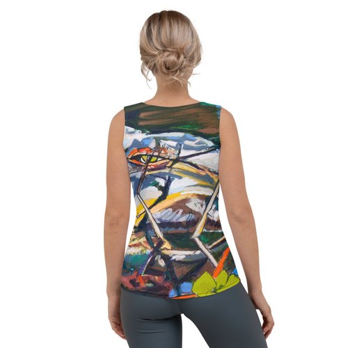 Gator in Bayou Brush Sublimation Cut & Sew Tank Top