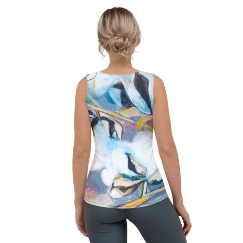 Rainbow Cotton Sublimation Cut & Sew Tank Top