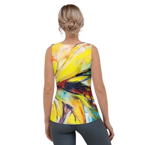 Rainbow Sunflower Sublimation Cut & Sew Tank Top