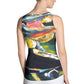 Gator on Log with Wildflowers Sublimation Cut & Sew Tank Top