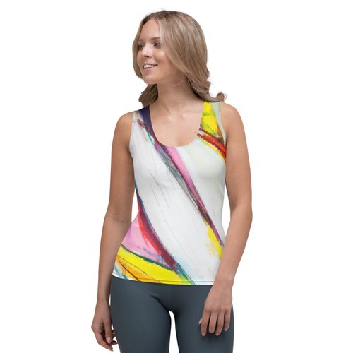 Zinnias Sublimation Cut & Sew Tank Top