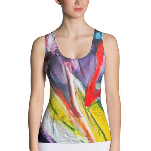 Zinnias III Sublimation Cut & Sew Tank Top