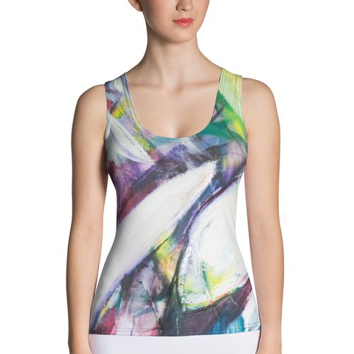 Zinnias IV Sublimation Cut & Sew Tank Top