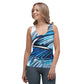 Blue Heron Catching Fish Sublimation Cut & Sew Tank Top