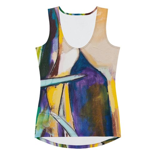 Deer with Lilypads II Sublimation Cut & Sew Tank Top