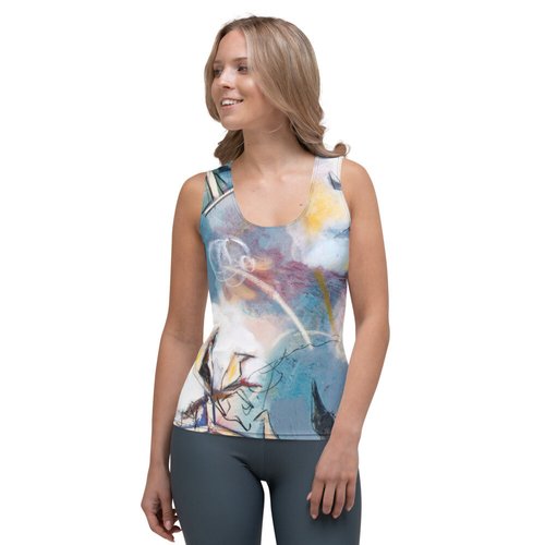 Rainbow Cotton Sublimation Cut & Sew Tank Top