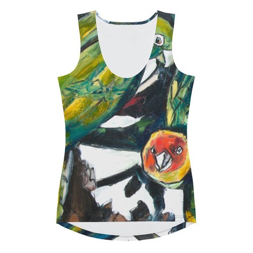 Parakeets Sublimation Cut & Sew Tank Top