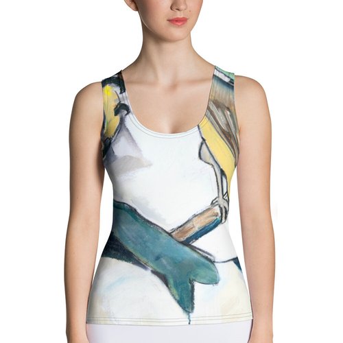 Magnolia with Yellowthroats Sublimation Cut & Sew Tank Top