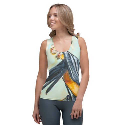 Red Robin Sublimation Cut & Sew Tank Top