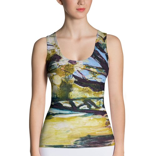 Tree of Life with Sidewalk Sublimation Cut & Sew Tank Top