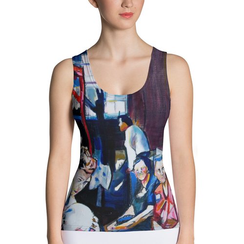 Vintage Carnival Sublimation Cut & Sew Tank Top