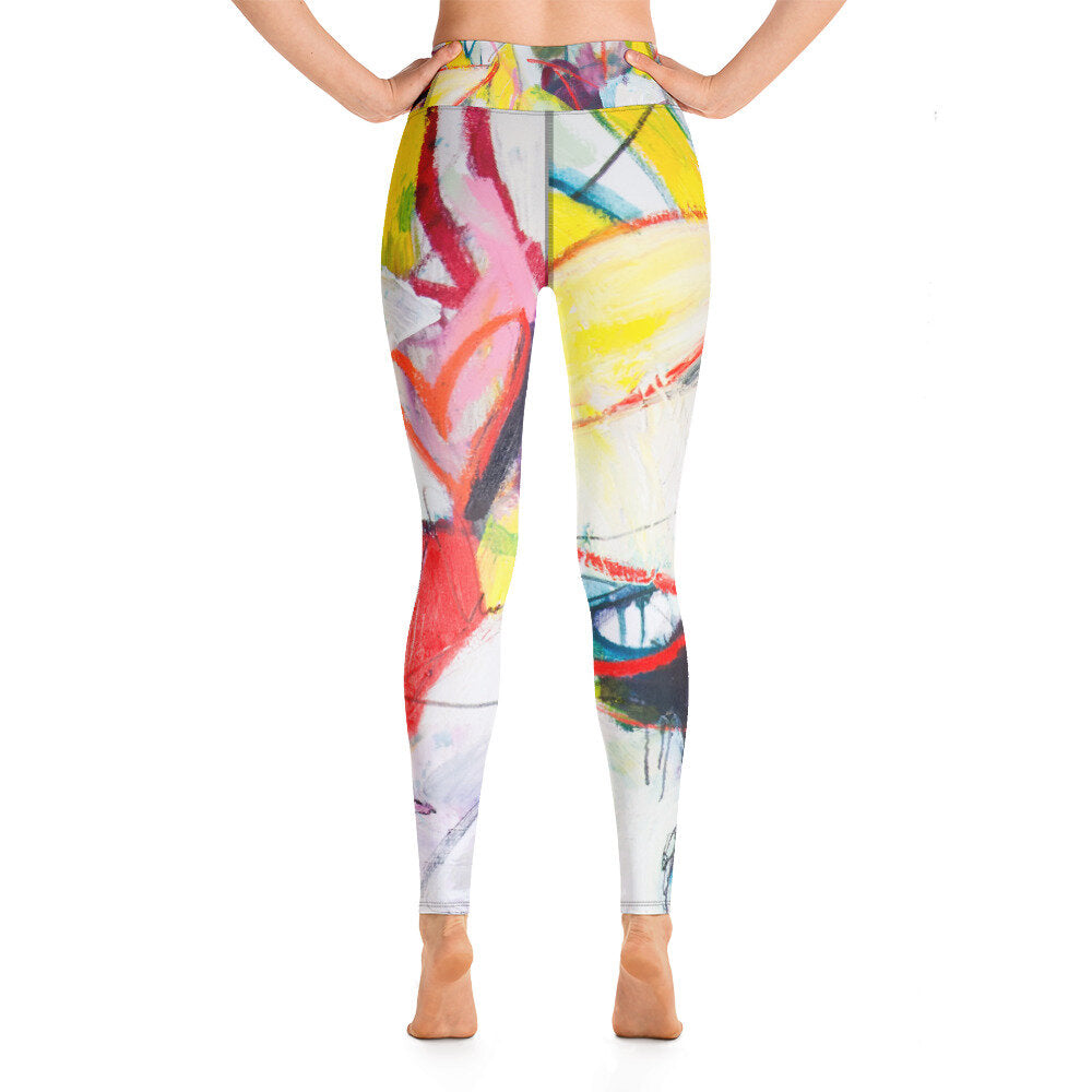 Zinnias II Yoga Leggings