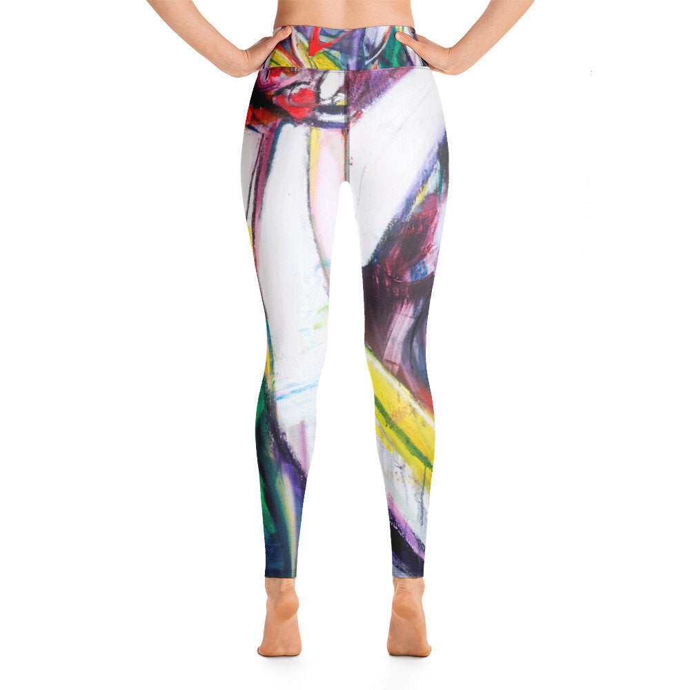 Zinnias III Yoga Leggings