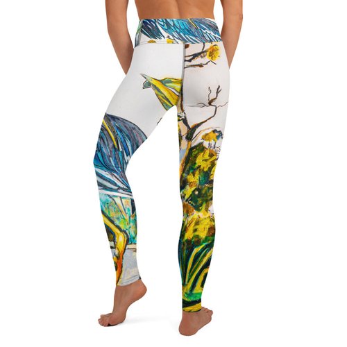 Blue Heron Yoga Leggings