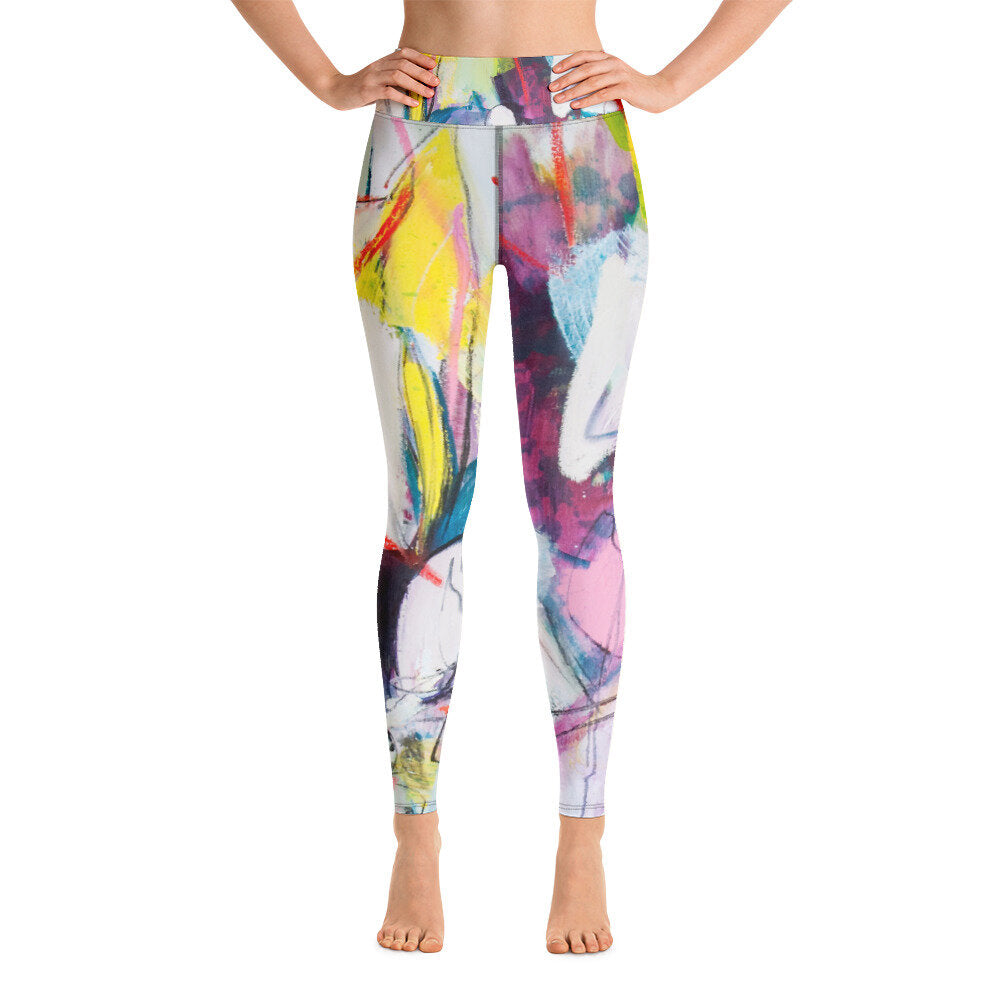 Zinnias II Yoga Leggings