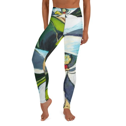 Shy Magnolia Yoga Leggings