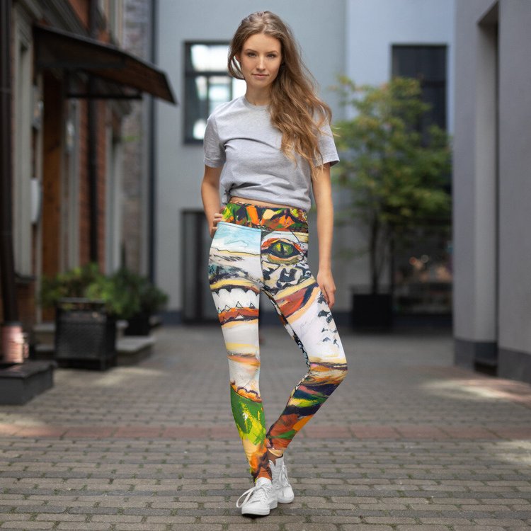 Groovy Gator Yoga Leggings