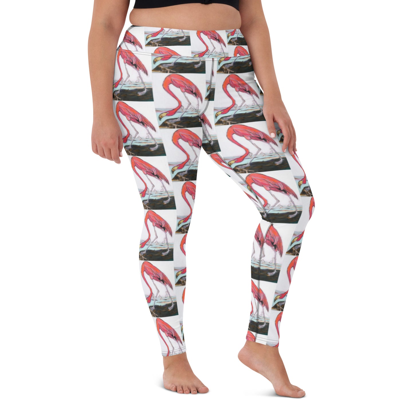 Pink Flamingo Yoga Leggings