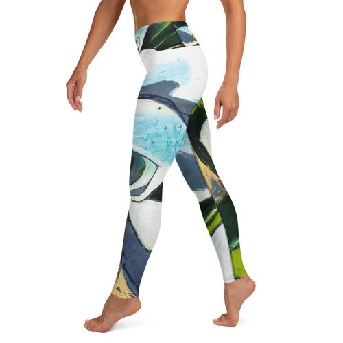 Shy Magnolia Yoga Leggings