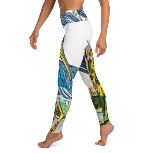 Blue Heron Yoga Leggings