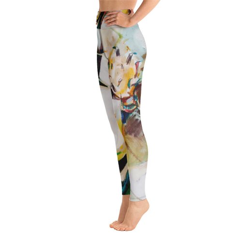 Neutral Magnolia Yoga Leggings